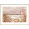Golden Pink Beach by Allison Pearce Wood Framed Wall Art Print 41 in. W x 30 in. H